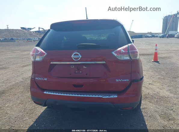 5N1AT2MV8GC920153 2016 NISSAN ROGUE Red 