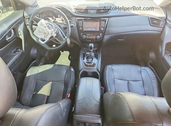 5N1AT2MV8HC762432 2017 NISSAN ROGUE Silver Вид панелі приладів
