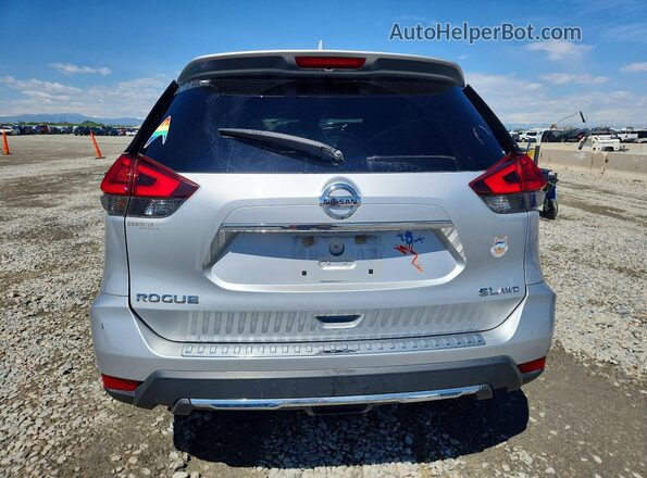 5N1AT2MV8HC762432 2017 NISSAN ROGUE Silver Вид ззаду