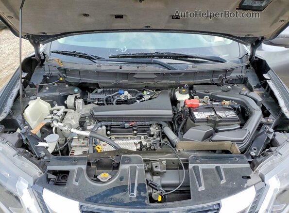 5N1AT2MV8HC762737 2017 NISSAN ROGUE Gray Engine compartment view