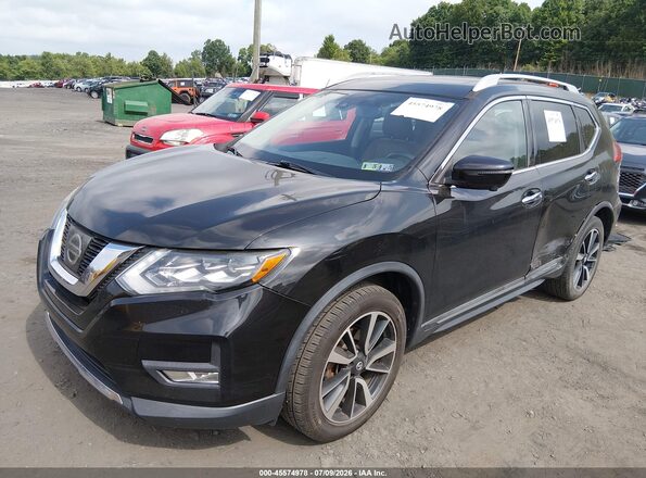 5N1AT2MV8HC766500 2017 NISSAN ROGUE Black Przód lewy