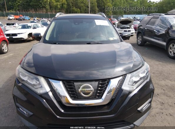 5N1AT2MV8HC766500 2017 NISSAN ROGUE Black Widok zestawu wskaźników