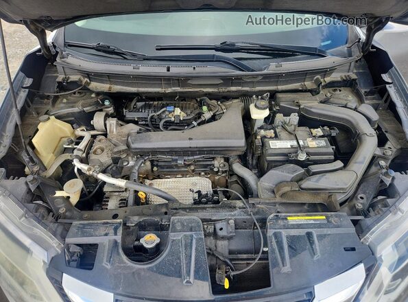 5N1AT2MV8HC794622 2017 NISSAN ROGUE Silver Widok komory silnika