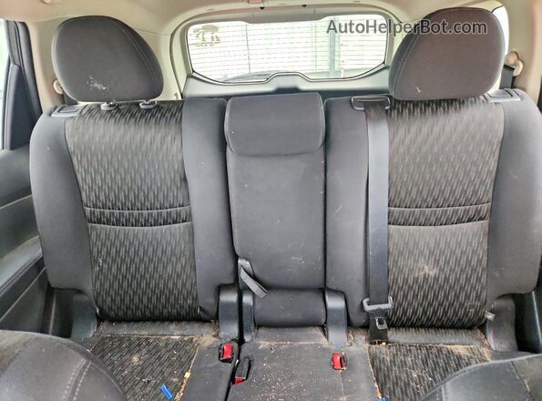 5N1AT2MV8HC810382 2017 NISSAN ROGUE Black Widok tylnych siedzeń