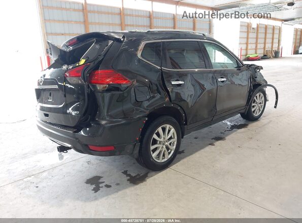 5N1AT2MV8HC828722 2017 NISSAN ROGUE Black Задня права чверть