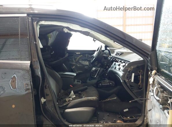 5N1AT2MV8HC828722 2017 NISSAN ROGUE Black Вид салону спереду