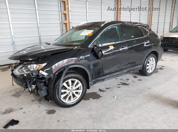 5N1AT2MV8HC828722 2017 NISSAN ROGUE Black Передня ліва чверть
