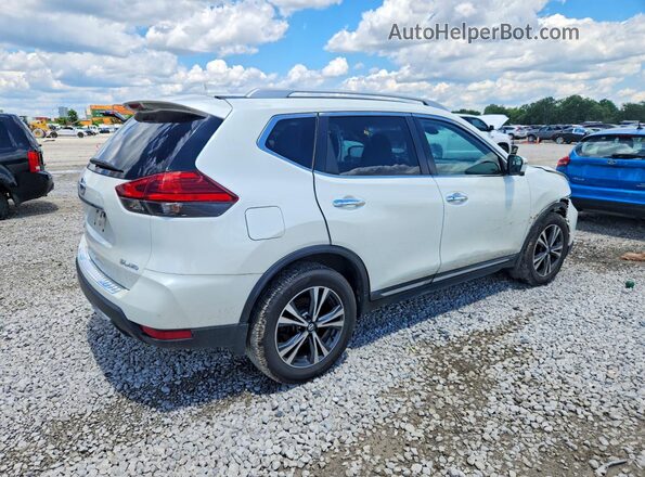 5N1AT2MV8HC859033 2017 NISSAN ROGUE Белый Задняя правая четверть