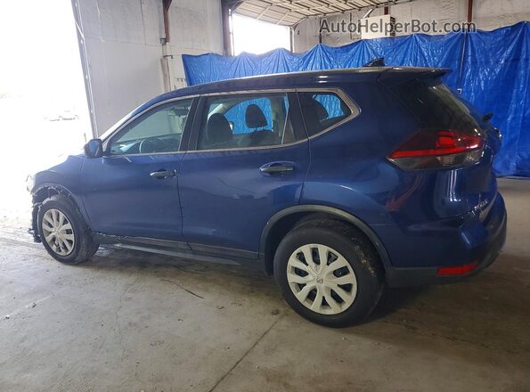 5N1AT2MV8JC730232 2018 NISSAN ROGUE Blue Задня ліва чверть