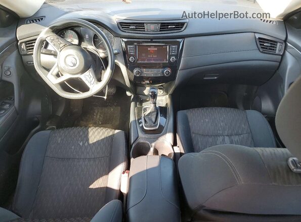 5N1AT2MV8JC730232 2018 NISSAN ROGUE Blue Вид панелі приладів