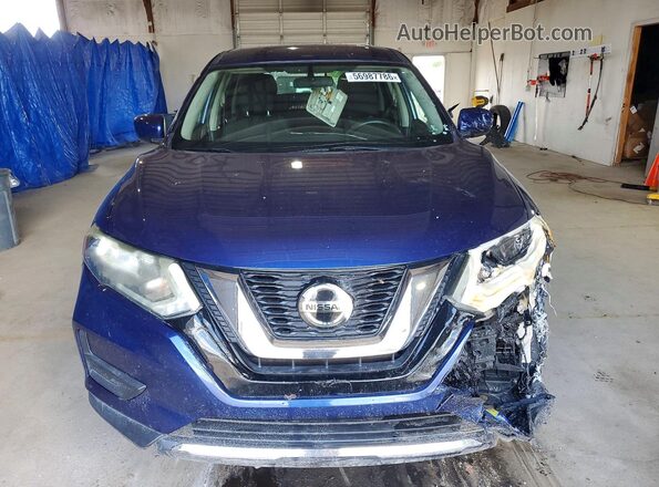 5N1AT2MV8JC730232 2018 NISSAN ROGUE Blue Вид спереду