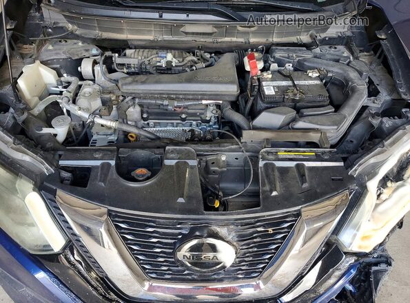 5N1AT2MV8JC730232 2018 NISSAN ROGUE Blue Вид підкапотного простору