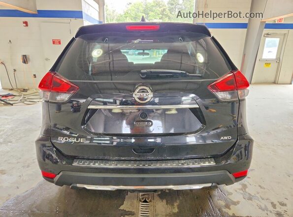 5N1AT2MV8JC742820 2018 NISSAN ROGUE Black Вид ззаду