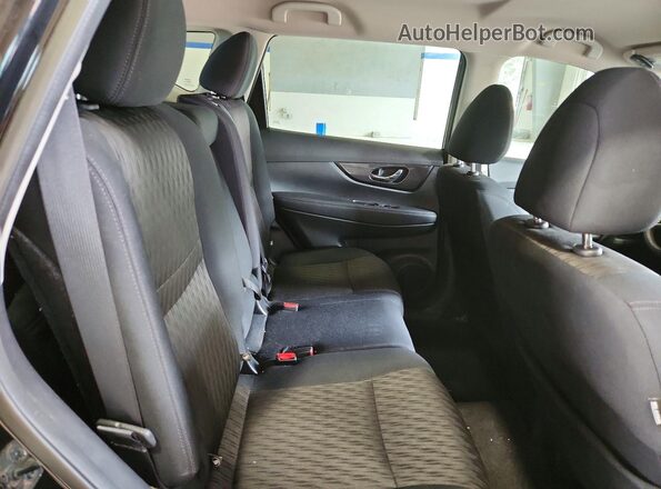 5N1AT2MV8JC742820 2018 NISSAN ROGUE Black Вид задньої частини салону