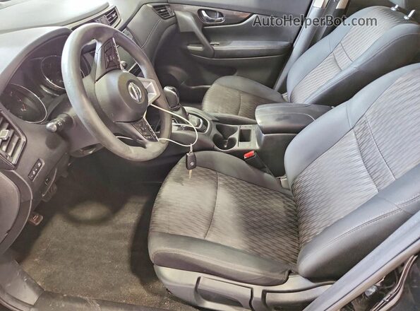 5N1AT2MV8JC742820 2018 NISSAN ROGUE Black Вид салону спереду