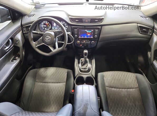 5N1AT2MV8JC742820 2018 NISSAN ROGUE Black Вид панелі приладів