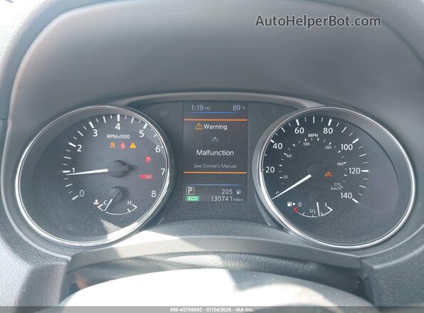 5N1AT2MV8JC745006 2018 NISSAN ROGUE Black Vista de los asientos traseros