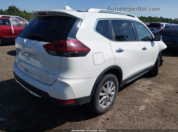 5N1AT2MV8JC780807 2018 NISSAN ROGUE Белый Задняя правая четверть