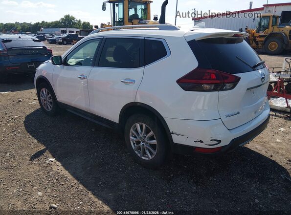5N1AT2MV8JC780807 2018 NISSAN ROGUE Белый Задняя левая четверть