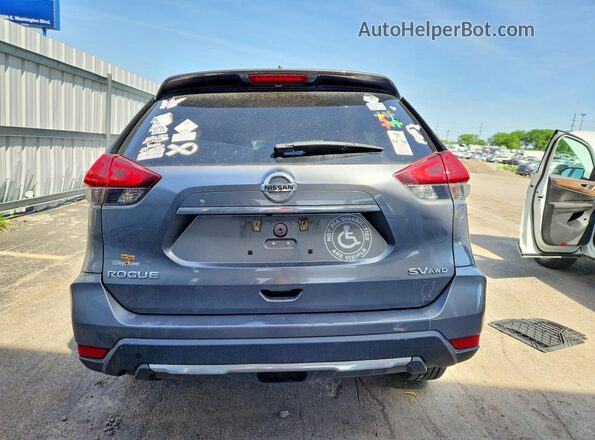 5N1AT2MV8JC787501 2018 NISSAN ROGUE Gray უკანა ხედი