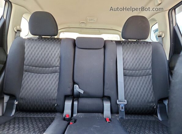 5N1AT2MV8JC787501 2018 NISSAN ROGUE Gray უკანა სავარძლების ხედი