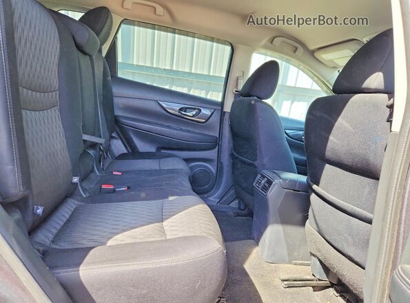 5N1AT2MV8JC787501 2018 NISSAN ROGUE Gray უკანა სალონის ხედი