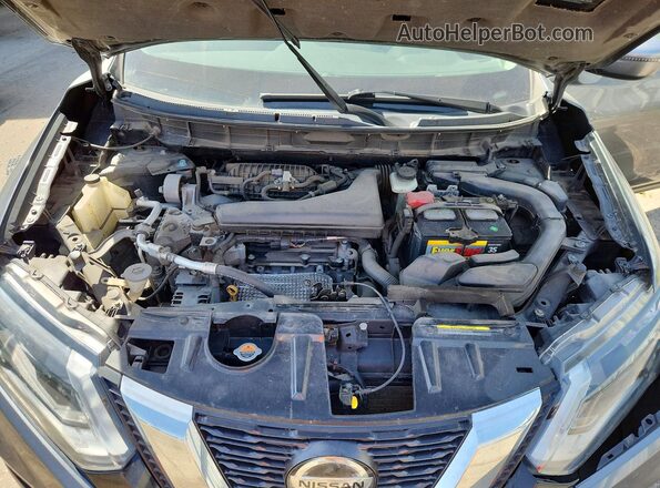 5N1AT2MV8JC787501 2018 NISSAN ROGUE Gray ძრავის განყოფილების ხედი