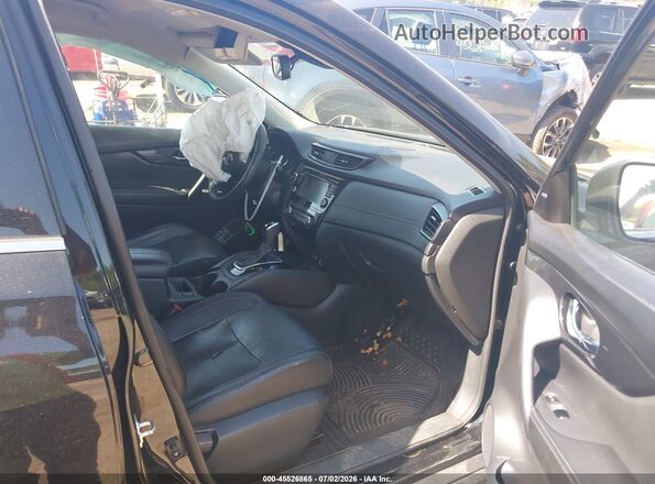 5N1AT2MV8JC802661 2018 NISSAN ROGUE Black Widok wnętrza z przodu