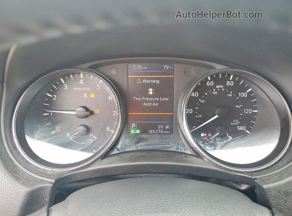 5N1AT2MV8JC816334 2018 NISSAN ROGUE Gray Սարքավորումների վահանակի տեսք