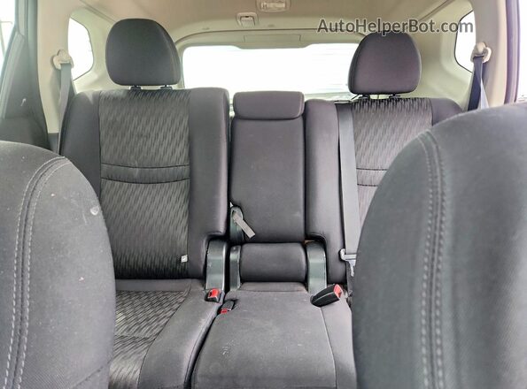 5N1AT2MV8JC825812 2018 NISSAN ROGUE Gray Widok tylnych siedzeń
