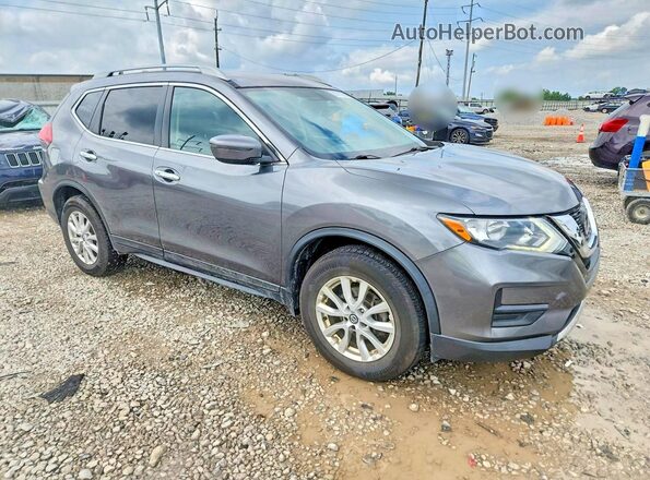 5N1AT2MV8JC825812 2018 NISSAN ROGUE Gray Przód prawy