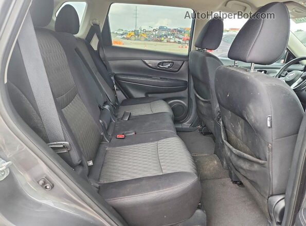 5N1AT2MV8JC825812 2018 NISSAN ROGUE Gray Widok wnętrza z tyłu