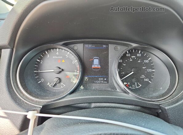 5N1AT2MV8JC839810 2018 NISSAN ROGUE Silver Vista del cuadro de instrumentos