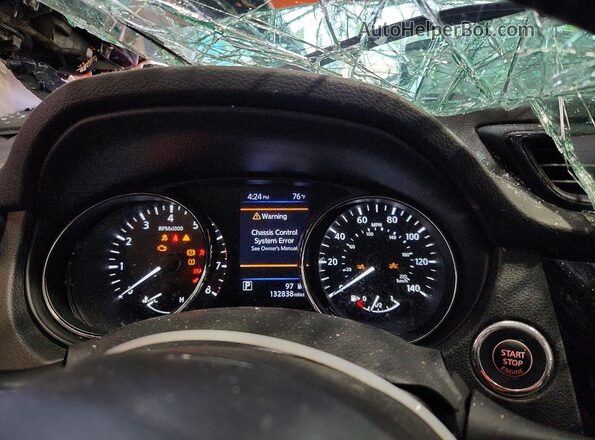 5N1AT2MV8KC700214 2019 NISSAN ROGUE Orange Սարքավորումների վահանակի տեսք
