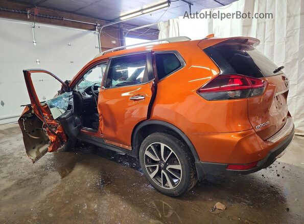 5N1AT2MV8KC700214 2019 NISSAN ROGUE Orange Հետևի ձախ