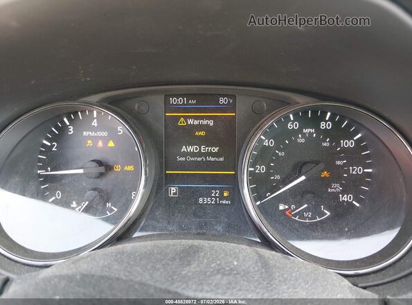 5N1AT2MV8KC746450 2019 NISSAN ROGUE Черный Вид задних сидений