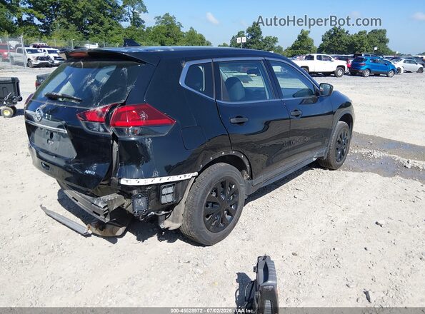 5N1AT2MV8KC746450 2019 NISSAN ROGUE Черный Задняя правая четверть