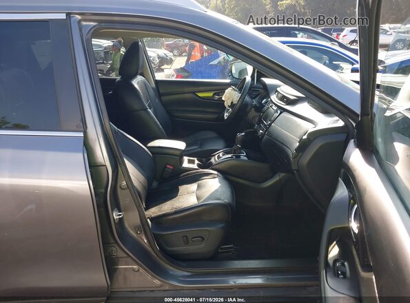 5N1AT2MV8KC748523 2019 NISSAN ROGUE Gray Widok wnętrza z przodu