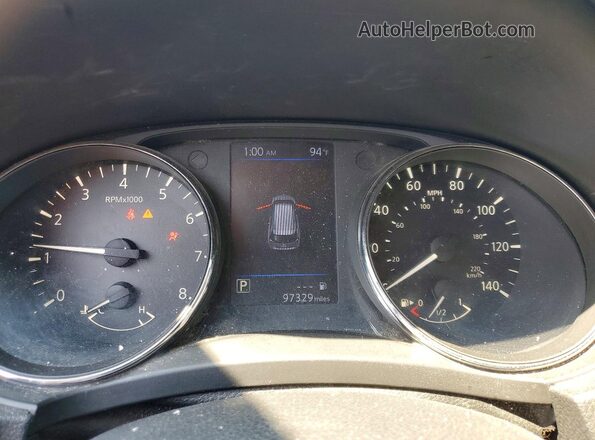 5N1AT2MV8KC782946 2019 NISSAN ROGUE Charcoal Սարքավորումների վահանակի տեսք