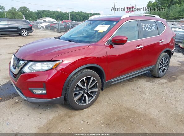 5N1AT2MV8LC728743 2020 NISSAN ROGUE Red წინა მარცხენა ხედი სამი მეოთხედიდან