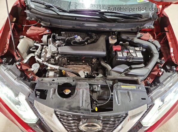 5N1AT2MV8LC778168 2020 NISSAN ROGUE Burgundy Engine compartment view