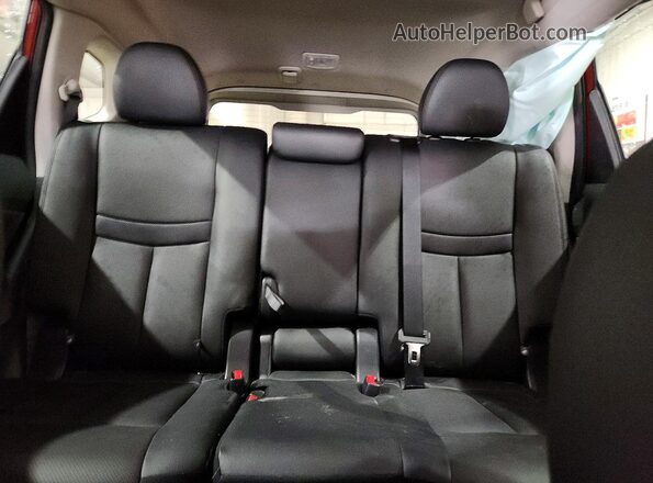 5N1AT2MV8LC778168 2020 NISSAN ROGUE Burgundy Rear seats view