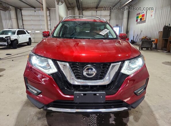5N1AT2MV8LC778168 2020 NISSAN ROGUE Burgundy Front view