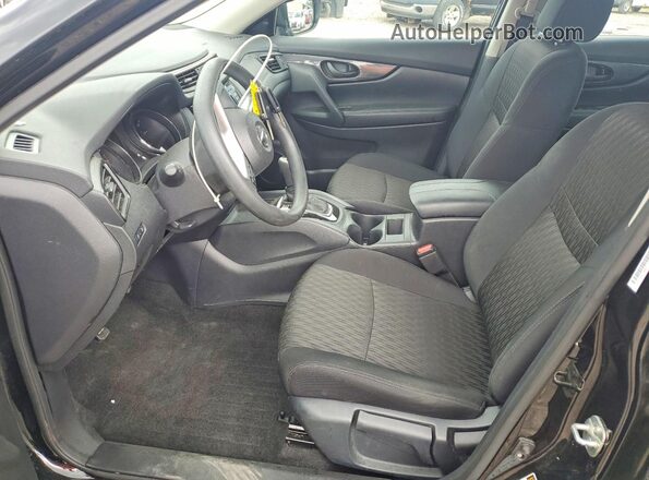 5N1AT2MV8LC804915 2020 NISSAN ROGUE Black Widok wnętrza z przodu