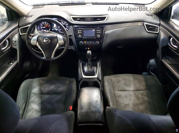 5N1AT2MV9GC762146 2016 NISSAN ROGUE Серебряный Вид панели приборов