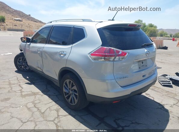 5N1AT2MV9GC778735 2016 NISSAN ROGUE Silver Trasero izquierdo