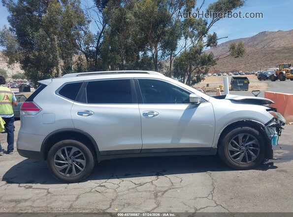 5N1AT2MV9GC778735 2016 NISSAN ROGUE Silver Vista interior de 360 grados