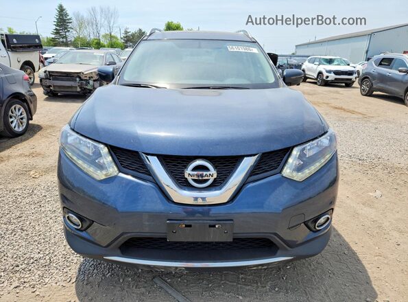 5N1AT2MV9GC807554 2016 NISSAN ROGUE Blue Вид спереду