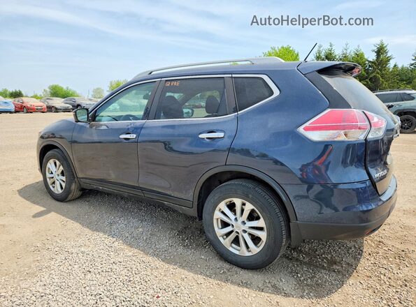 5N1AT2MV9GC807554 2016 NISSAN ROGUE Blue Задня ліва чверть