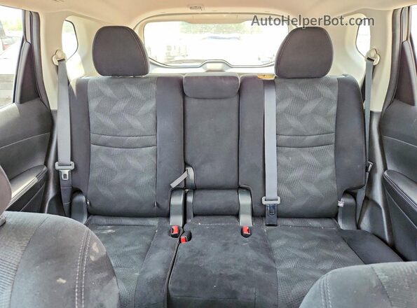 5N1AT2MV9GC807554 2016 NISSAN ROGUE Blue Вид задніх сидінь